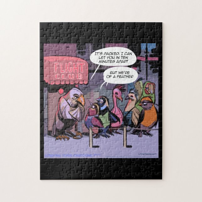 Rick London "Birds Of A Feather" Puzzle w/Gift Box (Vertical)