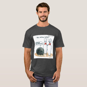 Rick London Cartoons Funny Bowling Comic  T-Shirt