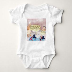 Rick London Comic Snowman Funny Gifts Baby Bodysuit