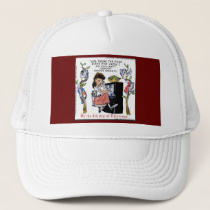 Rick London Ernestine Calling Birds Xmas Trucker Hat