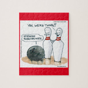 Rick London Funny Bowling  Jigsaw Puzzle