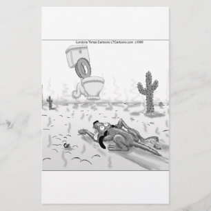 Rick London Funny Dog Mirage Stationery