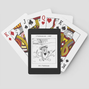 Rick London Funny Field Mouse Comic Playing Cards
