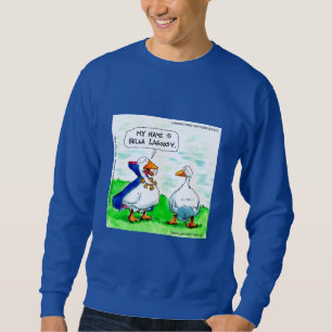 Rick London Funny Goose Vampire Wearing Bells Sweatshirt