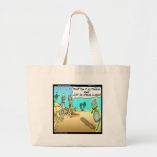 Rick London Funny Optical Optometrist Illusion Large Tote Bag