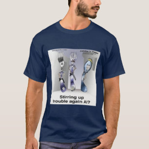 Rick London Funny Silverware Police T-Shirt