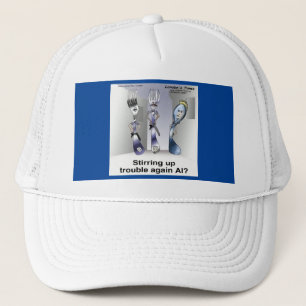 Rick London Funny Silverware Police Trucker Hat