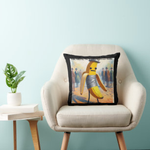 Rick London Hilarious Duct Tape Banana Art Cushion