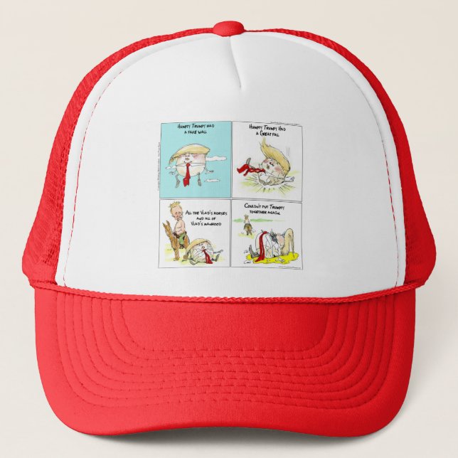 Rick London "Humpty Trumpty" Funny Gifts Trucker Hat (Front)