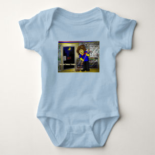 Rick London "Lion Sweeps Tonight" Baby Comic  Bodysuit