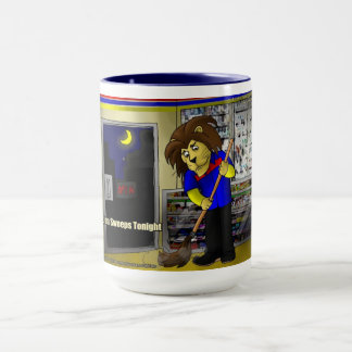 Rick London "Lion Sweeps Tonight" Funny Comic Mug