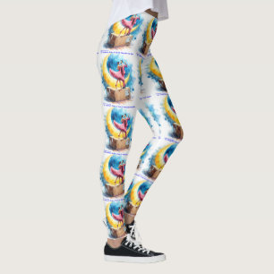 Rick London Pink Himalayan Salsa Funny Leggings