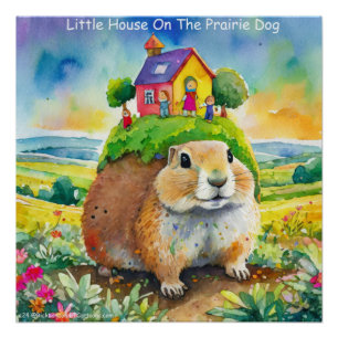 Rick London Prairie Dog Life Comic Poster