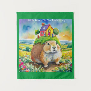 Rick London Prairie Dog Life Comic  Tapestry