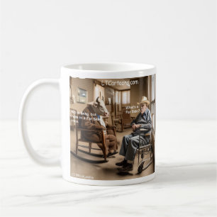 Rick London Retired Far Side Cow Likes To Brag  Coffee Mug