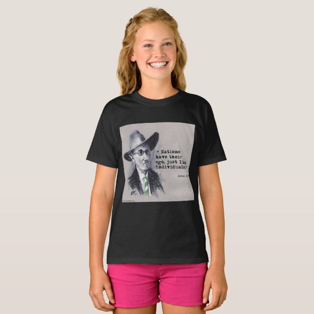 Rick London & Tom Kerr James Joyce & Ego Quote T-Shirt (Front Full)