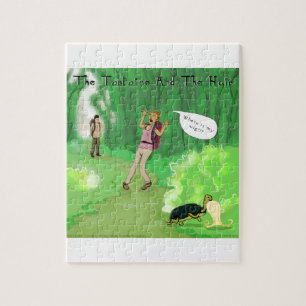 Rick London Turtle And The Wig Hair Funny Jigsaw Puzzle