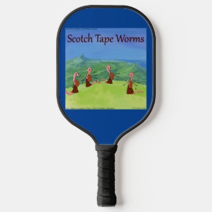 Rick London Worms From Scotland Funny Pickleball P Paddle
