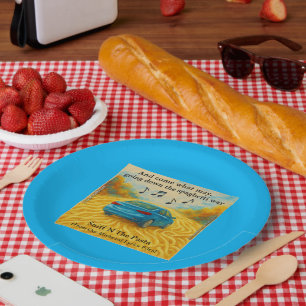 Rick London's Misheard Lyrics Spaghetti Way Funny Paper Plate