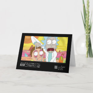 Rick Opening Morty's Eyes Quote Graphic Card
