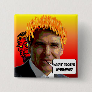 Rick Perry 15 Cm Square Badge