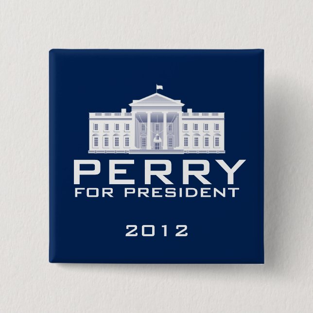 Rick Perry 2012 15 Cm Square Badge (Front)