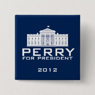 Rick Perry 2012 15 Cm Square Badge