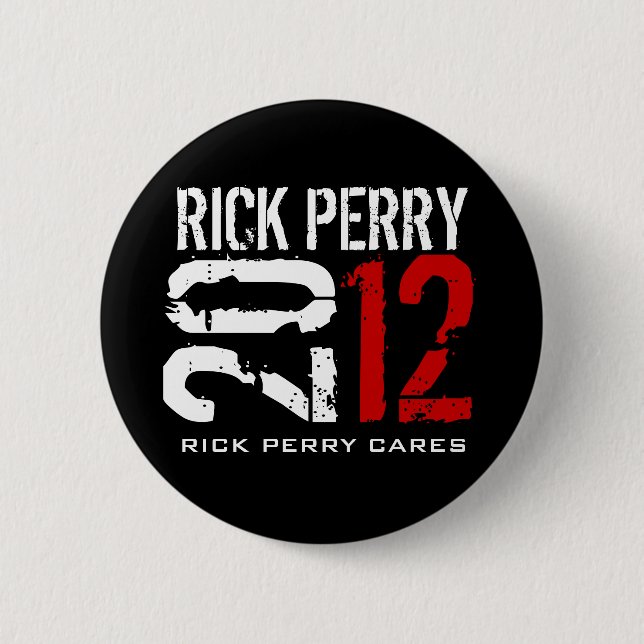 Rick Perry 2012 6 Cm Round Badge (Front)