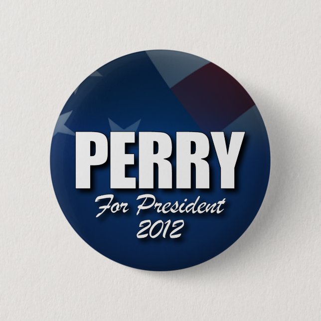Rick Perry 2012 6 Cm Round Badge (Front)