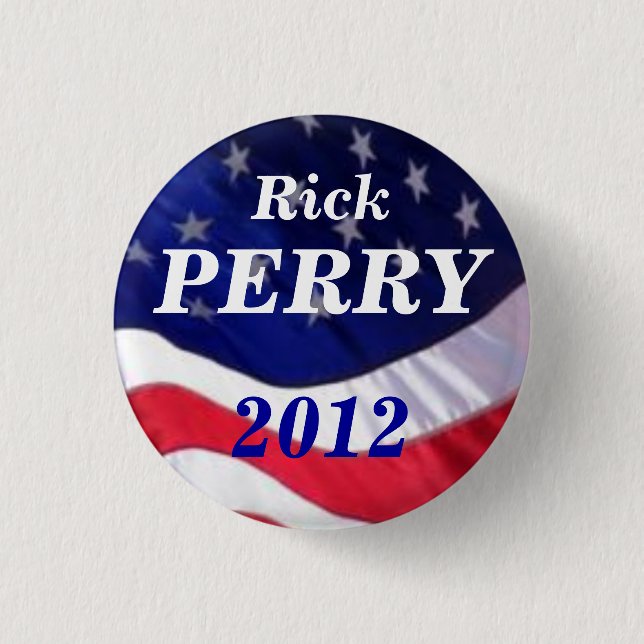 Rick Perry 2012 button (Front)