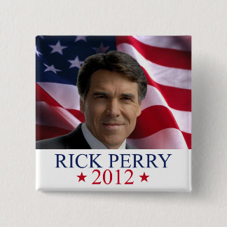 Rick Perry 2012 for president pinback button