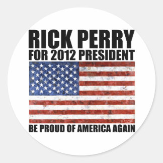 RIck Perry Bumper Stickers Buttons Decals