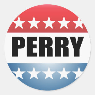 RICK PERRY CLASSIC ROUND STICKER