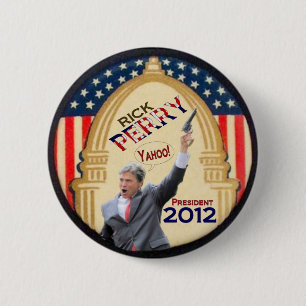 Rick Perry President 2012 6 Cm Round Badge