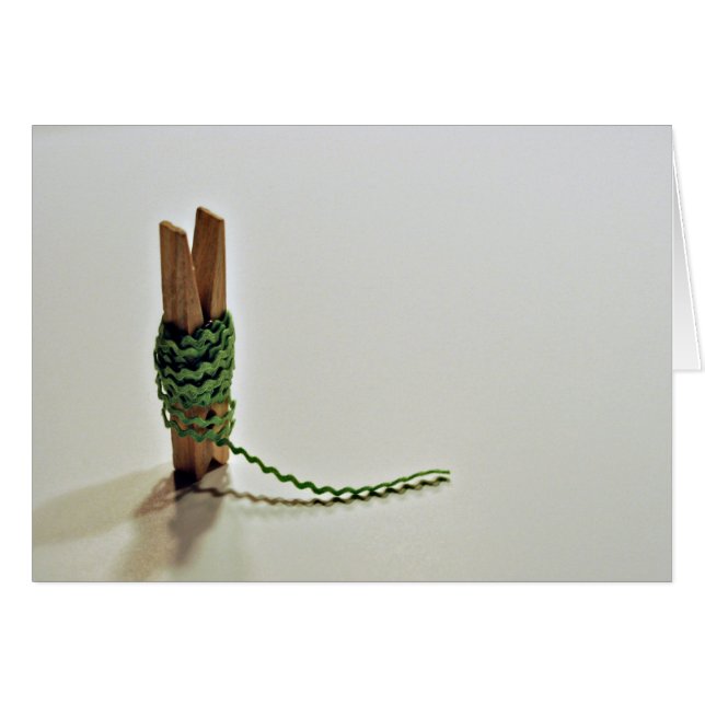 Rick Rack and a clothespin (Front Horizontal)