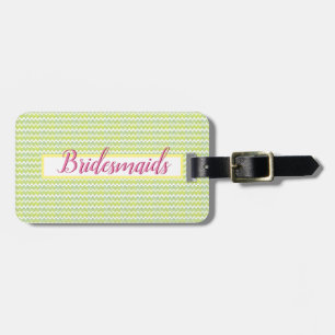 Rick Rack Bridesmaid Luggage Tag