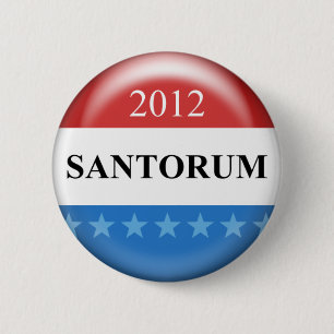 Rick Santorum 2012 6 Cm Round Badge
