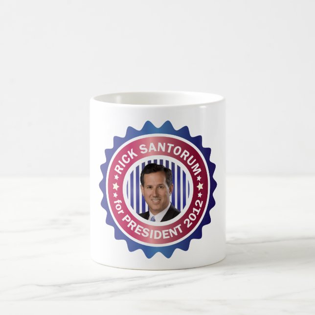 Rick Santorum for President 2012 Coffee Mug (Center)