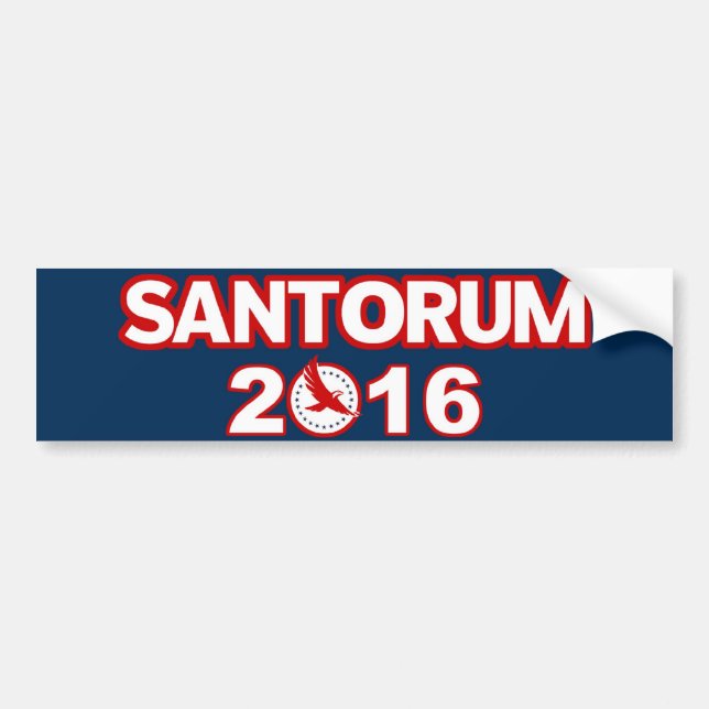 Rick Santorum for President 2016 Bumper Sticker (Front)