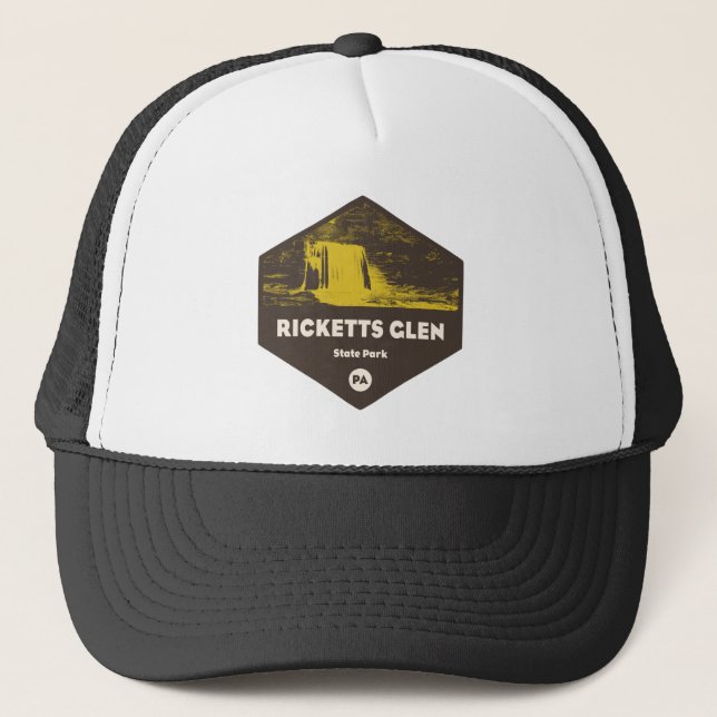 Ricketts Glen State Park Pennsylvania Trucker Hat (Front)