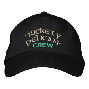'Rickety Pelican' Crew Embroidered Hat