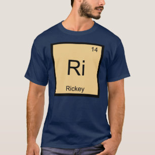 Rickey Name Chemistry Element Periodic Table T-Shirt