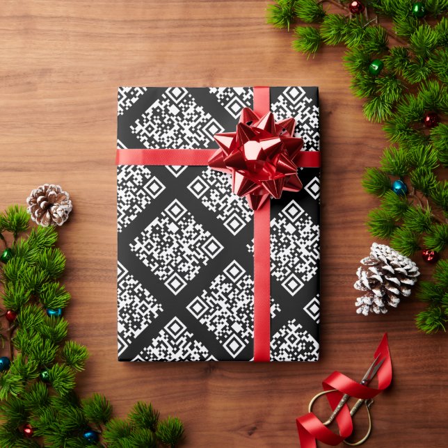 Rickroll Wrapping Paper in white (Holiday Gift)