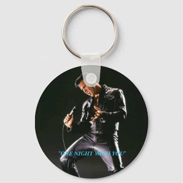 Ricks Demo Pics 003, "ONE NIGHT WITH YOU" Key Ring (Front)