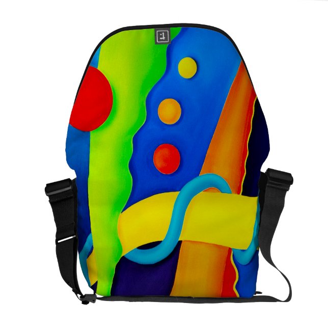 Rickshaw  Abstract  Messenger Bag (Back Open)