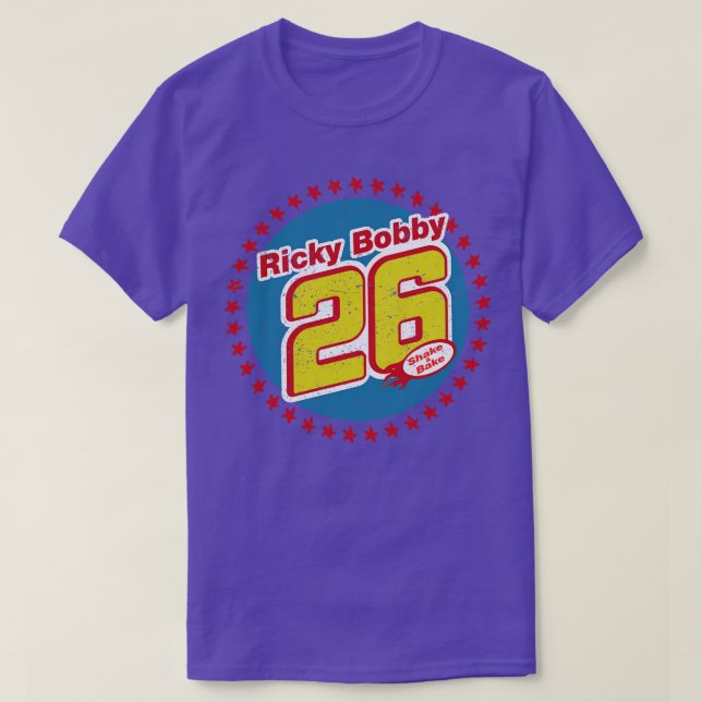 Ricky Bobby 26 Shake Bake T-Shirt (Design Front)