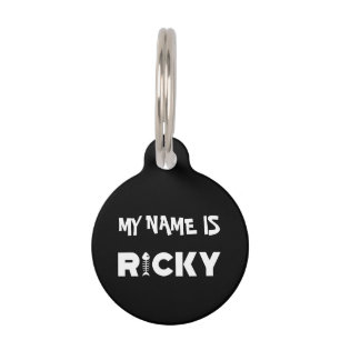 Ricky Cat Pet ID Tag