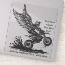 Ricky's memorial sticker