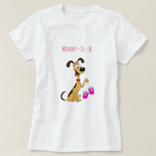 Rico the Dog Baby Girl Shower mummy-to-be T-Shirt