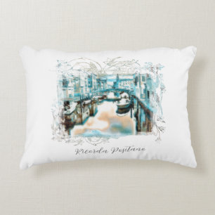 *~* Ricorda Positano AR20 Italy Italian Language Decorative Cushion